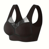 Sujetador push-up para mujer – Sin costuras – Sujeción total – Tirantes anchos y transpirables