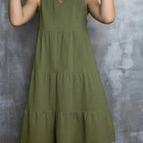 Luisa - Vestido holgado de cuello redondo