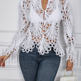 Nina - La blusa transparente moderna