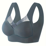 Sujetador push-up para mujer – Sin costuras – Sujeción total – Tirantes anchos y transpirables