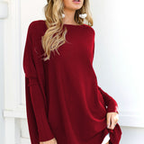 Suéter de mujer – Corte oversize – Mangas largas, estilo casual