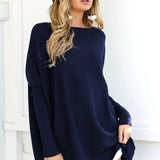 Suéter de mujer – Corte oversize – Mangas largas, estilo casual