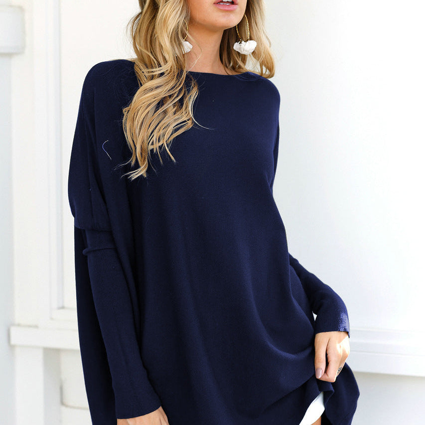 Suéter de mujer – Corte oversize – Mangas largas, estilo casual