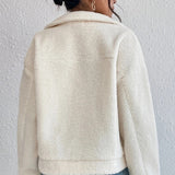 Chaqueta corta de sherpa Off-White