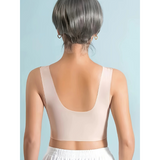 Sujetador push-up para mujer – Sin costuras – Sujeción total – Tirantes anchos y transpirables