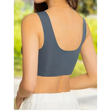 Sujetador push-up para mujer – Sin costuras – Sujeción total – Tirantes anchos y transpirables