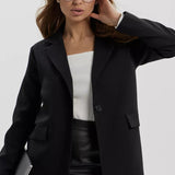 Blazer holgado de un botón