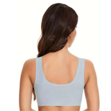 Sujetador push-up para mujer – Sin costuras – Sujeción total – Tirantes anchos y transpirables