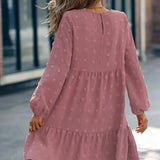 Lilli - Precioso vestido de capas de manga larga