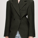 Blazer con solapas y corte relajado