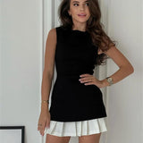 ELANA - Mini vestido elegante, ajustado y transpirable