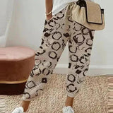Pantalones de mujer - Corte holgado - Cintura elástica - Tejido ligero y transpirable