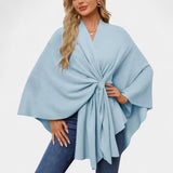 Daniela – Poncho elegante con nudo