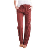 Pantalones Amélie con cintura elástica | Pantalones anchos para mujer