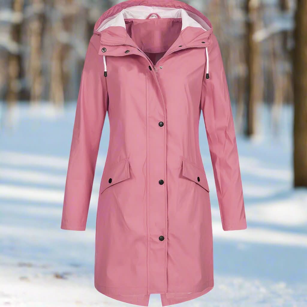 Chaqueta impermeable duradera y elegante para mujer