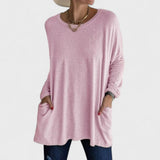 Moira – Top suelto con mangas largas