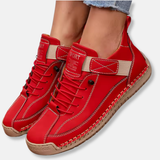 Zapatos con cordones para mujer – Caña alta – Suela antideslizante – Comodidad estructurada