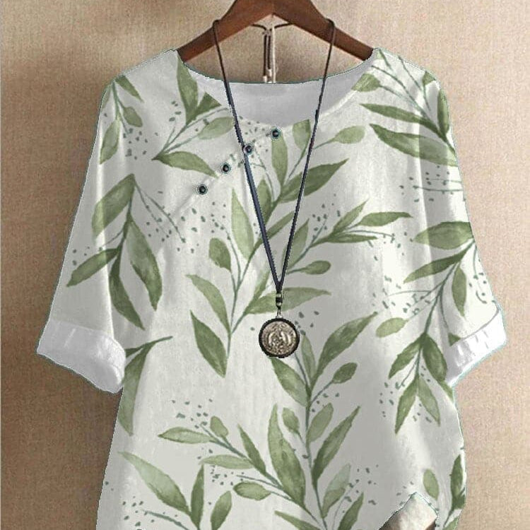 Ophelia - Blusa de diseño, confección de alta calidad y patrones intrincados.