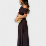 Louka - Toledo Maxi vestido de un hombro