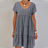 Christelle - Vestido casual de algodón para verano