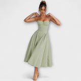 Rosalie - Elegante vestido de corsé sin mangas