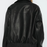 Chaqueta de béisbol de cuero sintético