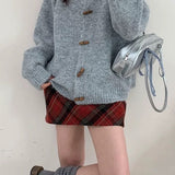 Chaleco casual con botones de palanca