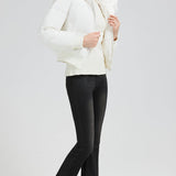 Chaqueta acolchada ajustada con cintura corta