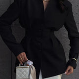 Elegante blazer de manga larga