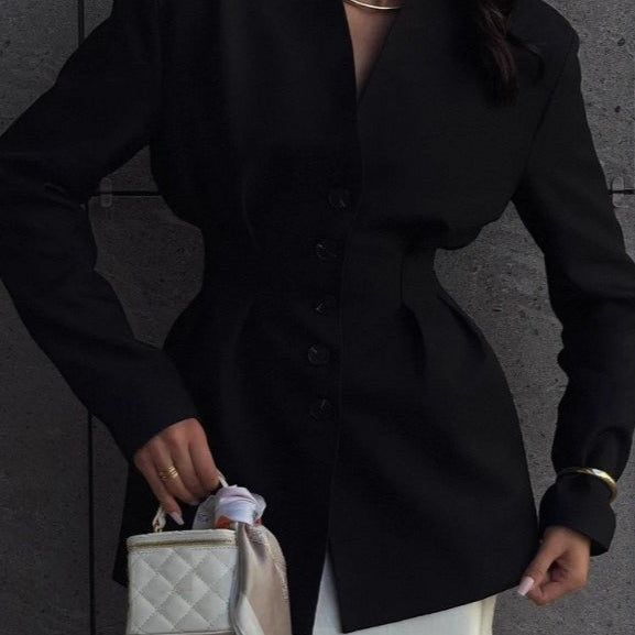 Elegante blazer de manga larga
