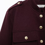 Chaqueta corta retro con botones