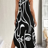 Bente - Vestido estampado inusual