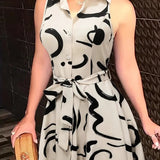 Yvi - Vestido sin mangas de alta calidad