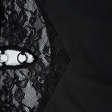 Vestido maxi ajustado de encaje sin tirantes sexy