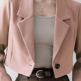 Blazer corto e informal