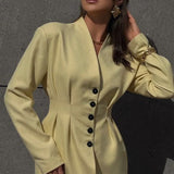 Elegante blazer de manga larga