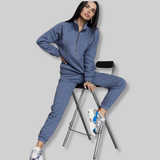 Conjunto de dos piezas de polar Lilou | Sudadera con capucha y corte holgado