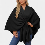 Daniela – Poncho elegante con nudo