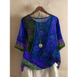 Valerie - Top boho colorido