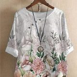 Ophelia - Blusa de diseño, confección de alta calidad y patrones intrincados.