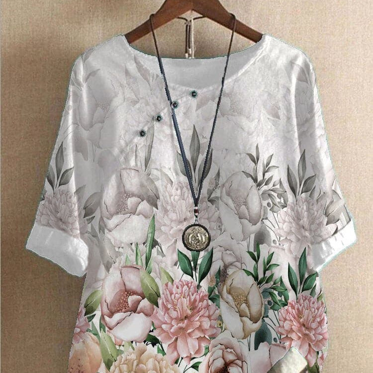 Ophelia - Blusa de diseño, confección de alta calidad y patrones intrincados.