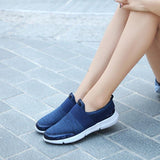 Zapatillas deportivas para mujer - Comodidad sin cordones - Banda elástica - Diseño moderno e informal