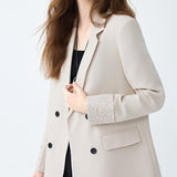 Blazer holgado con mangas largas