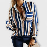 Emily - blusa de rayas casual y cómoda
