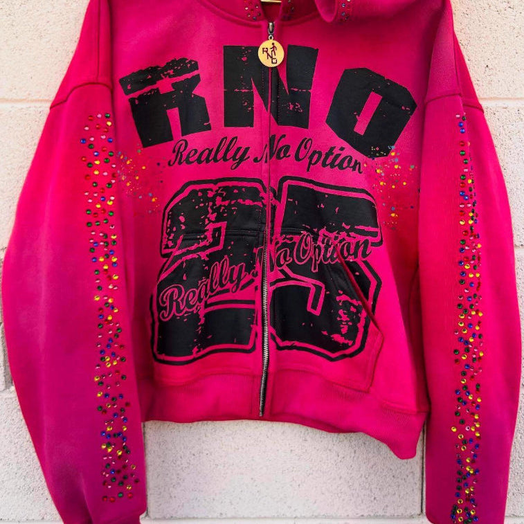 Sudadera con capucha y estampado de letras estilo hip-hop streetwear