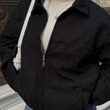 Chaqueta tipo sudadera con cremallera y cuello alto