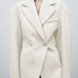 Blazer con solapas y corte relajado