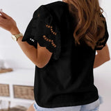 Blusa de mujer - Tejido suave - Cuello redondo elegante - Ajuste cómodo