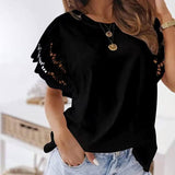 Blusa de mujer - Tejido suave - Cuello redondo elegante - Ajuste cómodo