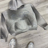 Sudadera con capucha informal con estampado gráfico